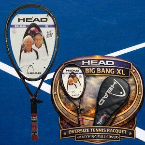 HEAD Big Bang XL 28" Xtra Long OS Tennis Racquet 4 1/2 Unstrung + Bag 16x19